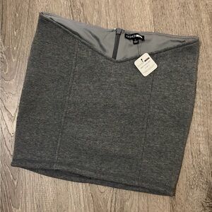 Fashion Nova Charcoal Pencil Skirt